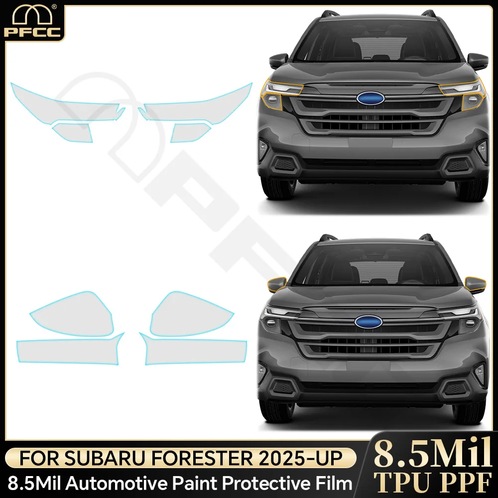 

PFCC TPU Car Invisible Transparent for Subaru Forester 2025-UP Sticker Doors Front Bumper Trunk Accessories Protection Film