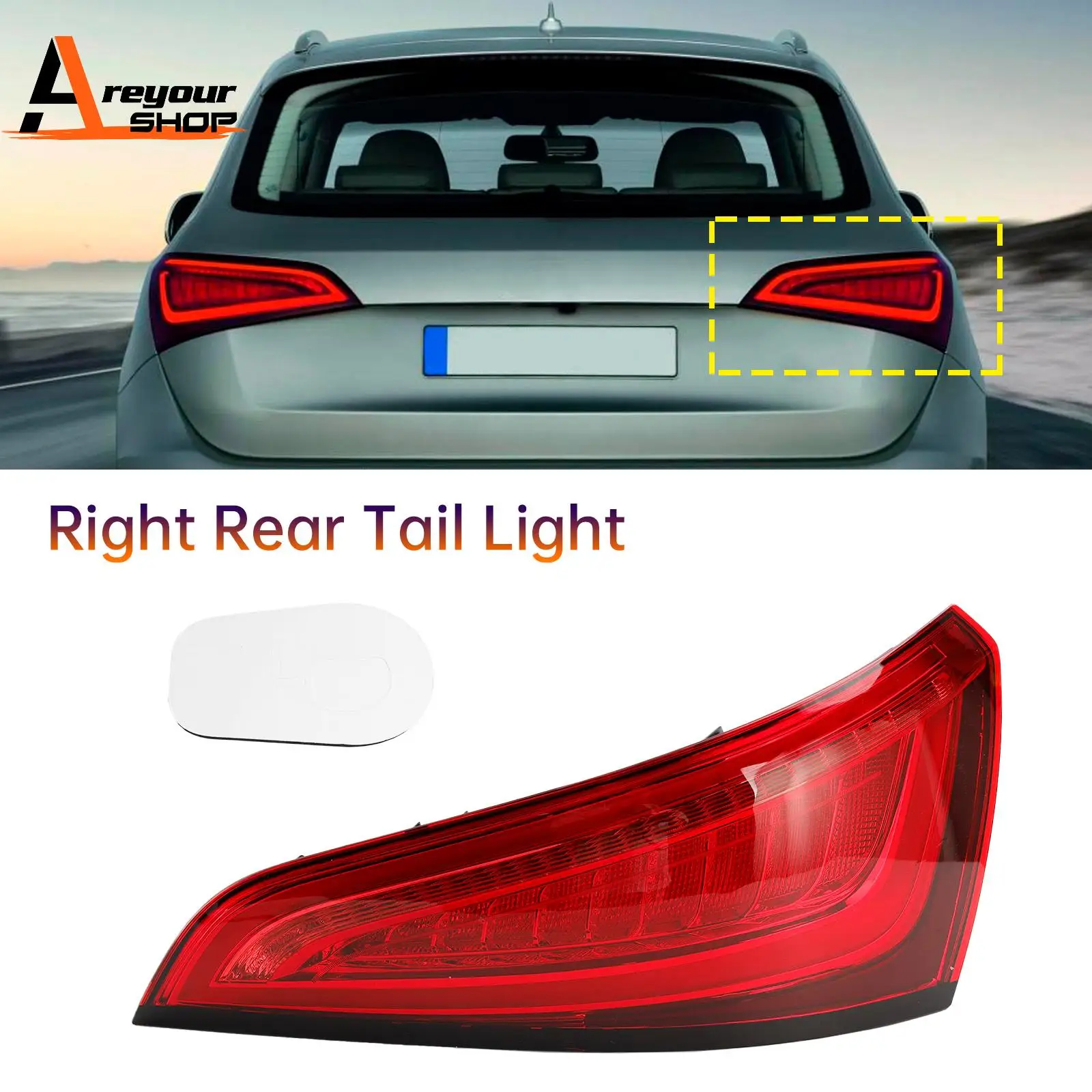 Right Rear Tail Light Lamp 8R0945094C LED for Audi Q5 8R 2014 2015 2016