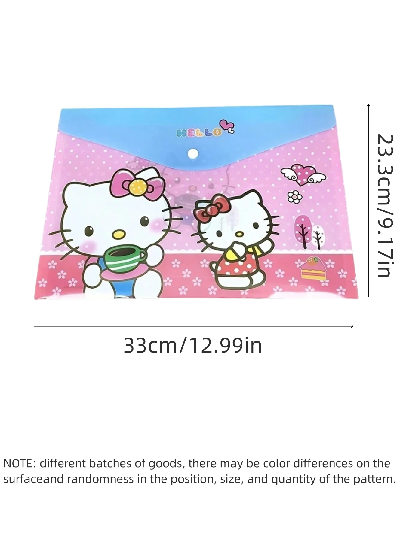 1/4/8/12pcs HelloKittys A4 Document Bag Durable Stylish for Students Teachers Perfect for Organizing Files, Test Papers