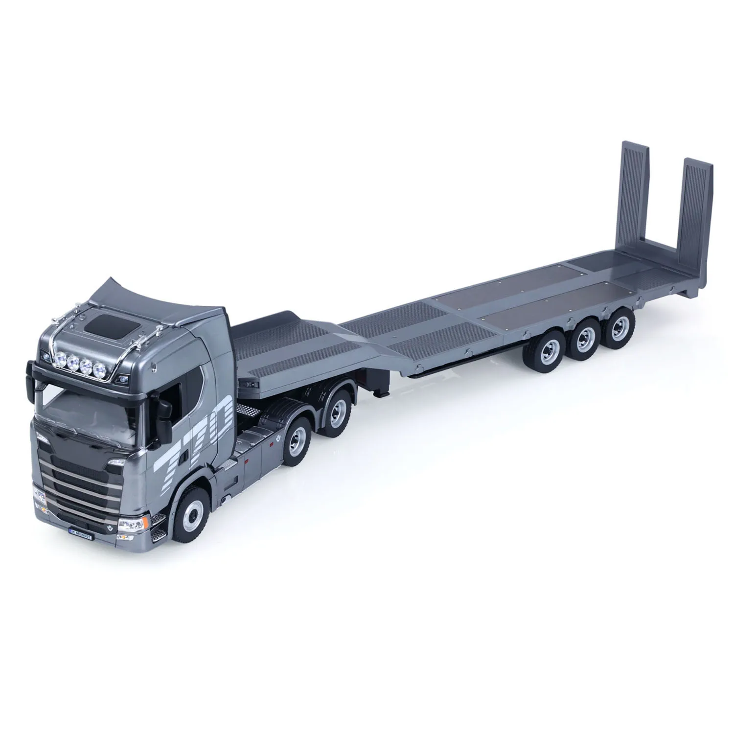 1501A 1/18 HUINA RC Traktor und 3-Achs-Sattelanhänger 19CH RTR 770S 2.4G Sound-Licht-System Ferngesteuertes LKW-Modell – Detail 2