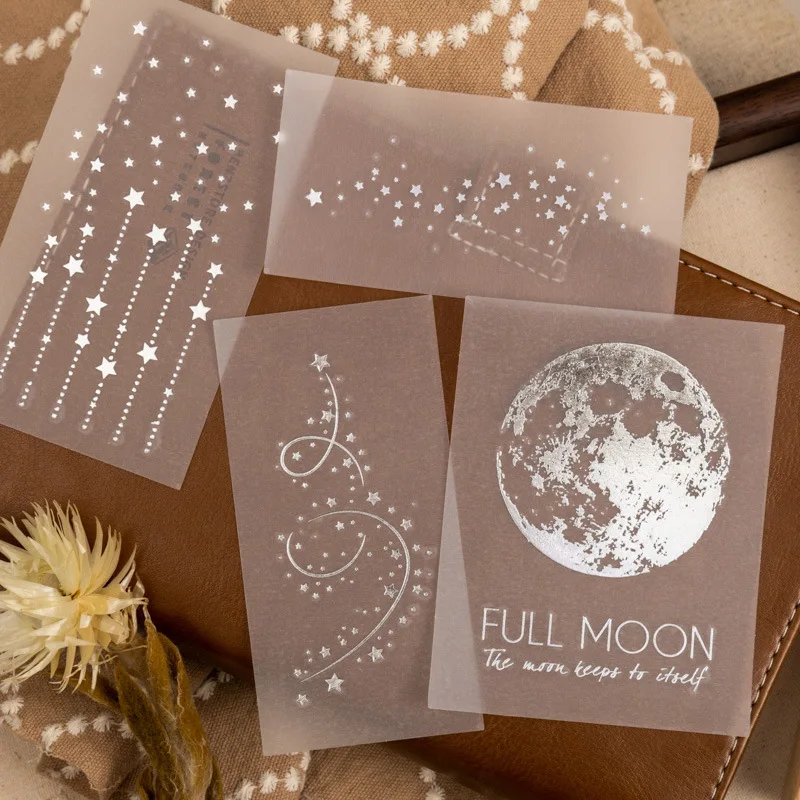 10sheets/lot Kawaii Stationery Stickers Moonlight Collection Diary Decorative Mobile Sticker Scrapbooking Craft