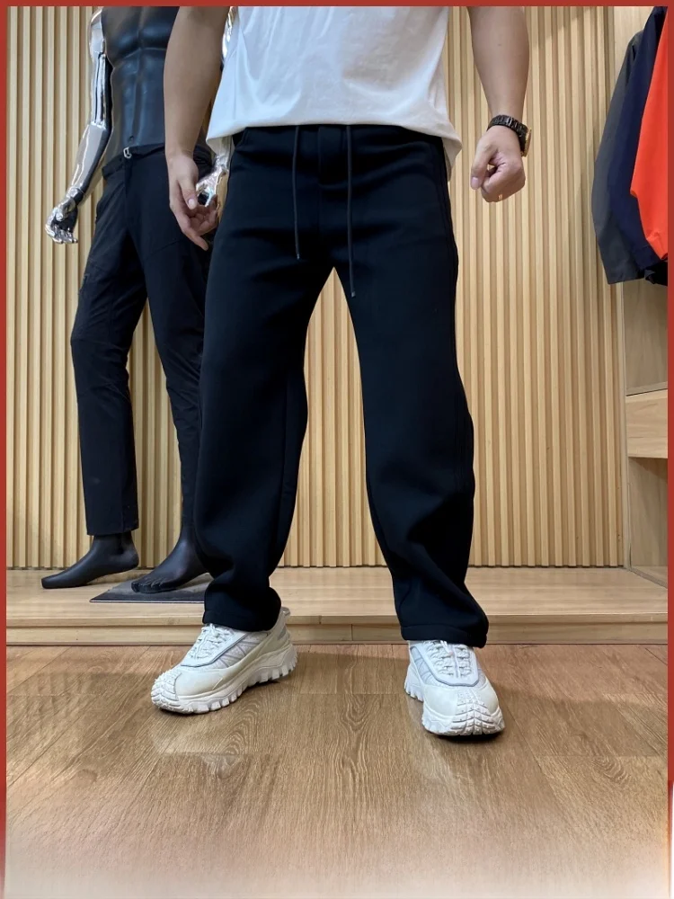 

Мужские спортивные повседневные брюки с эластичной резинкой на талии на подкладке, осень-зима, теплые, удобные, универсальные, дизайнерские, Sensation