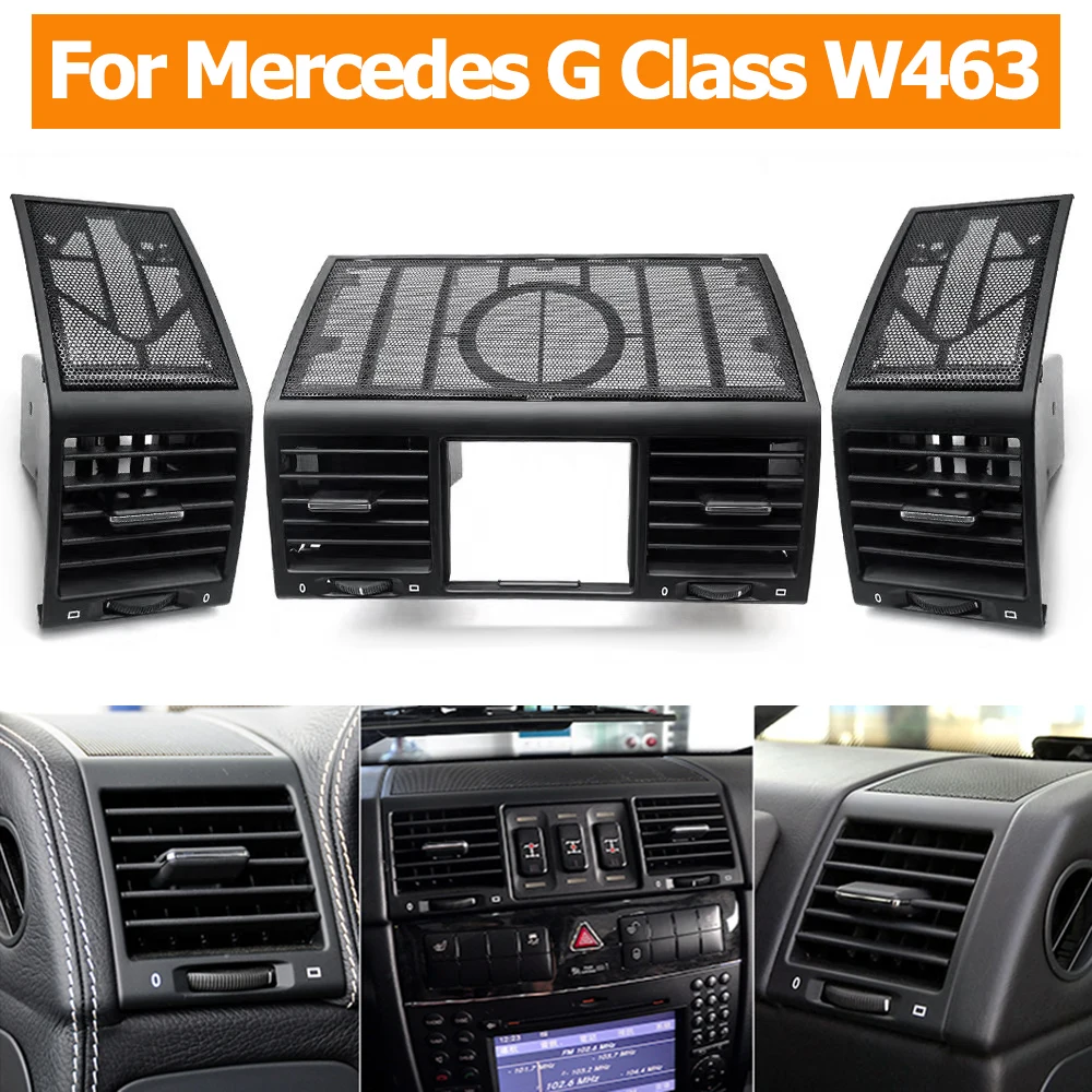 Dashboard Central Left Right AC Vent Grill Air Outlet Panel Assembly Loudspeaker Cover For Mercedes Benz G Class W463 4636807508