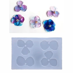 LX9D Flower Epoxy Casting Resin Mold Earring Keychain Jewelry Pendant Mold