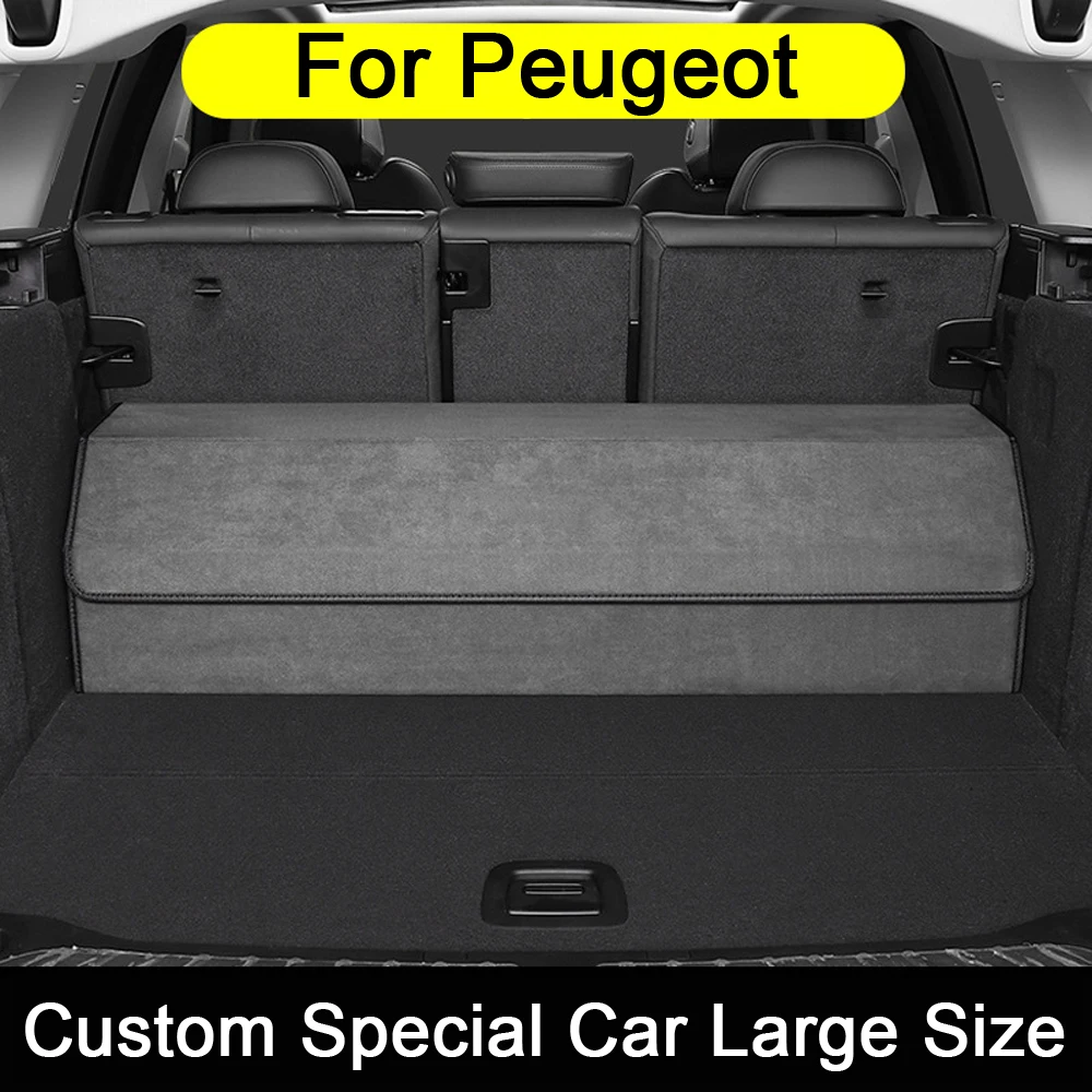 

Custom Car Trunk Organizer Box Large Capacity Folding Multiuse Storage Bag For Peugeot 206 207 307 407 408 308 3008 4008 5008