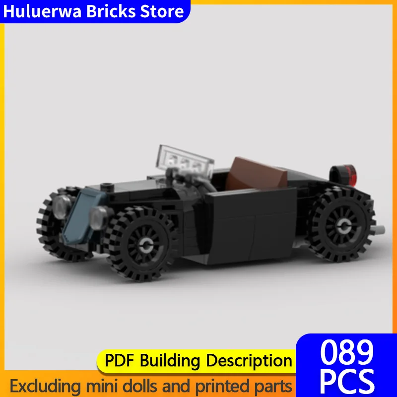 

Speed Hypercar Model MOC Building Bricks Modified Hot Rod Cars Modular Technology Gifts Holiday Assemble Children Toys Suit