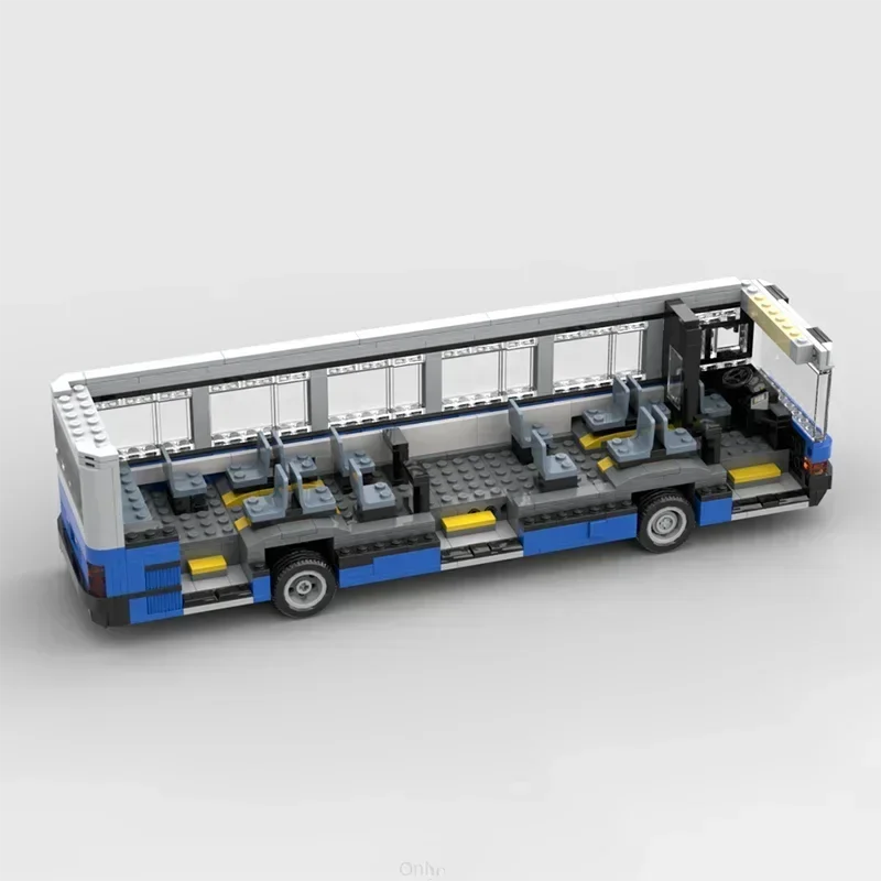 Moc Bouwstenen Stadsauto's Model Snelheid Kampioenen Schaal Bus Technologie Modulaire Blokken Geschenken Speelgoed Kinderen DIY Sets Montage