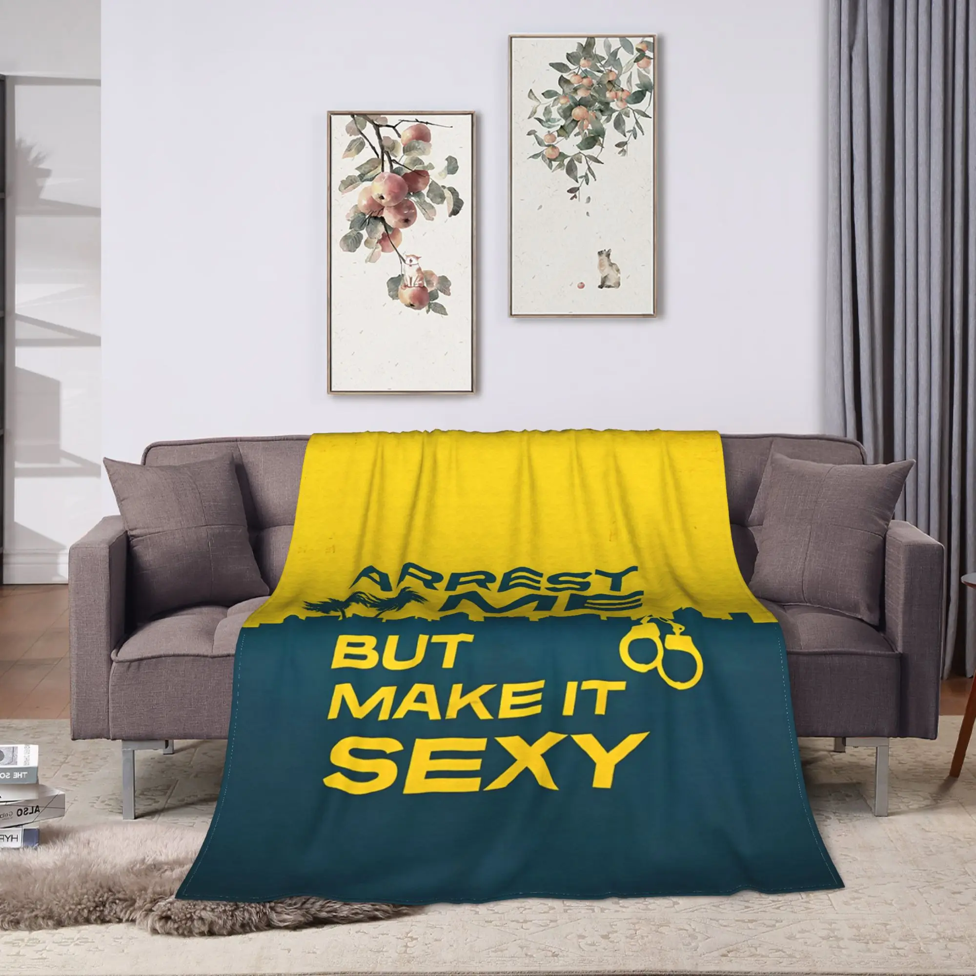Mantas suaves y cálidas decorativas para programa de televisión Rookie, colcha para sofá, silla, sofá cama, novedad