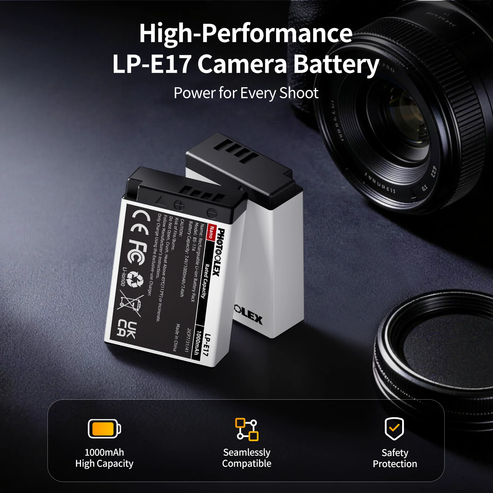 Baterai Kamera PHOTOOLEX LP-E1 - Canon Camera Eos R8 ulasan dan harga
