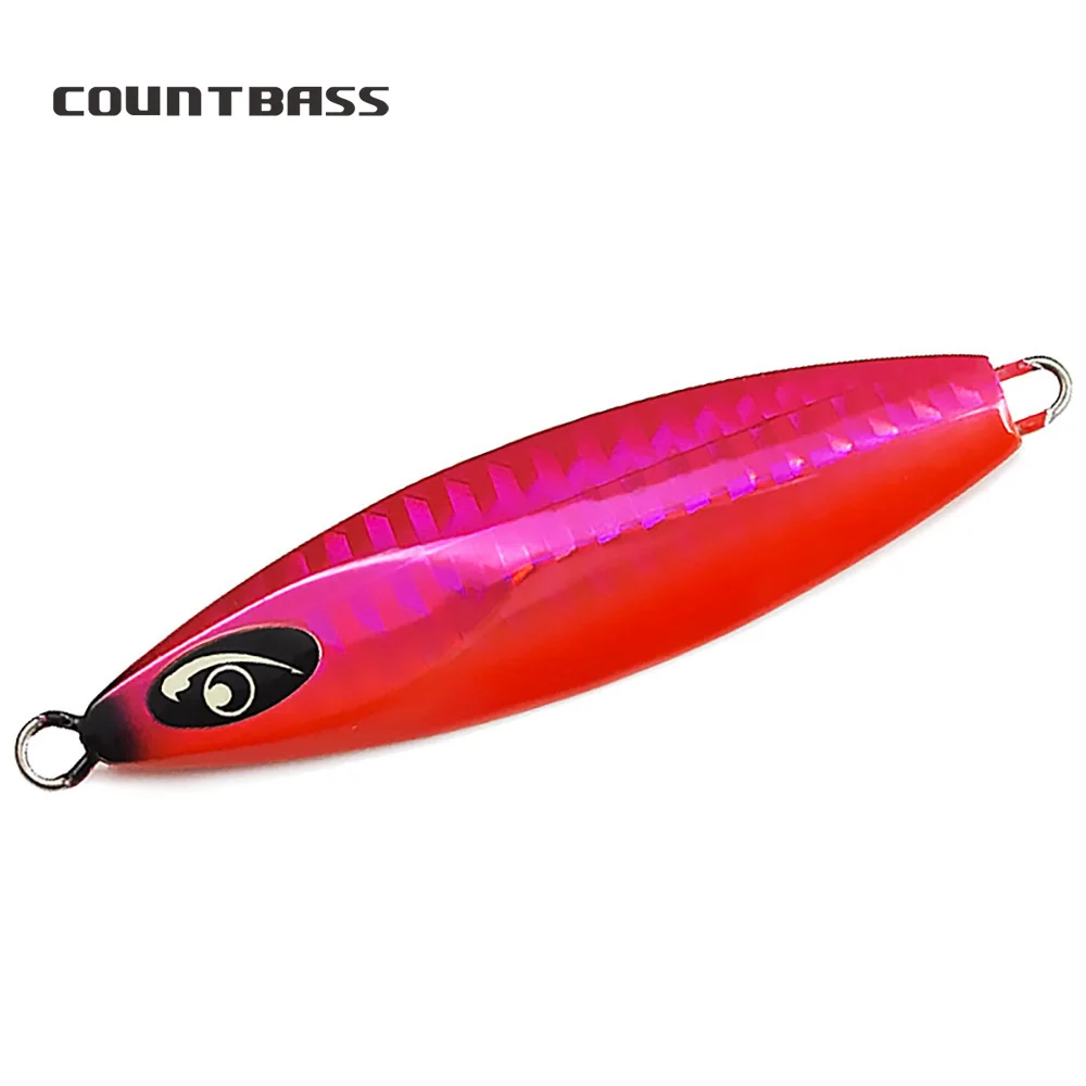 

COUNTBASS 40g 1.4oz Sea Bass Jigging Lures Japanese Style Metal Fishing Baits Slow Jigs