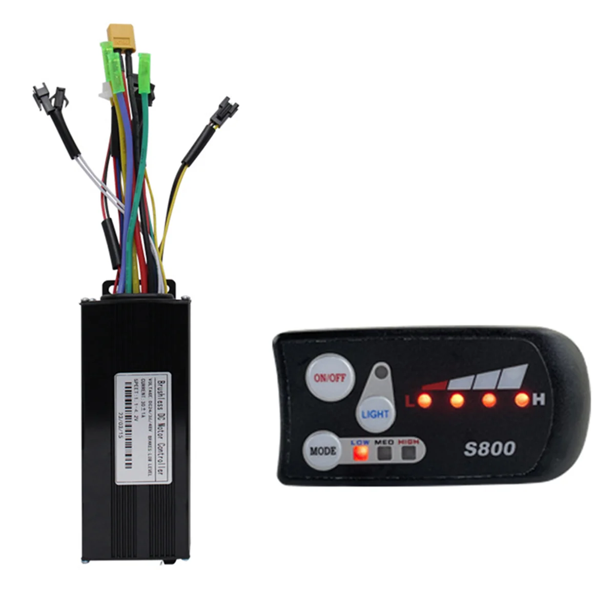 Electric Bicycle Controller S800 LCD Display 36V 48V 30A 750W 1000W 2 Model Controller Electric Bicycle Parts