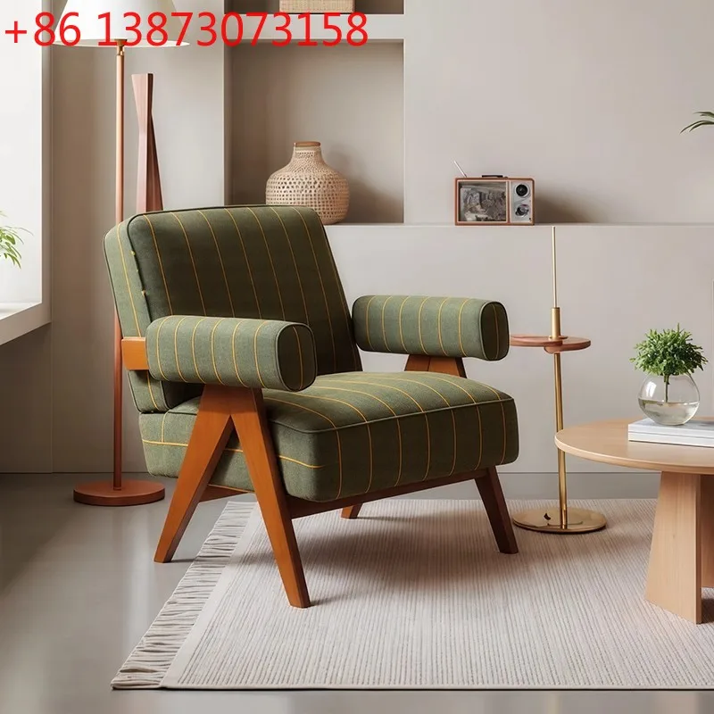 

Дизайнерское кресло-шезлонг в средневековом стиле для гостиной или балкона, одноместное, для отдыха