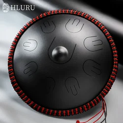 Hluru 432Hz 9 Notes 14 Inch Handpan Drum for Meditation Steel Tongue Drum Percussion Yoga Music Instrument