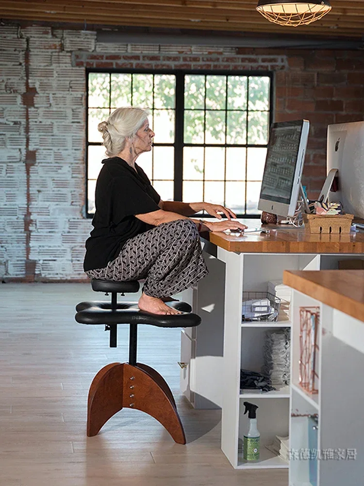 Cross-legged chair sitting without sitting, soul meditation seat, monkey stool, yoga lift chair