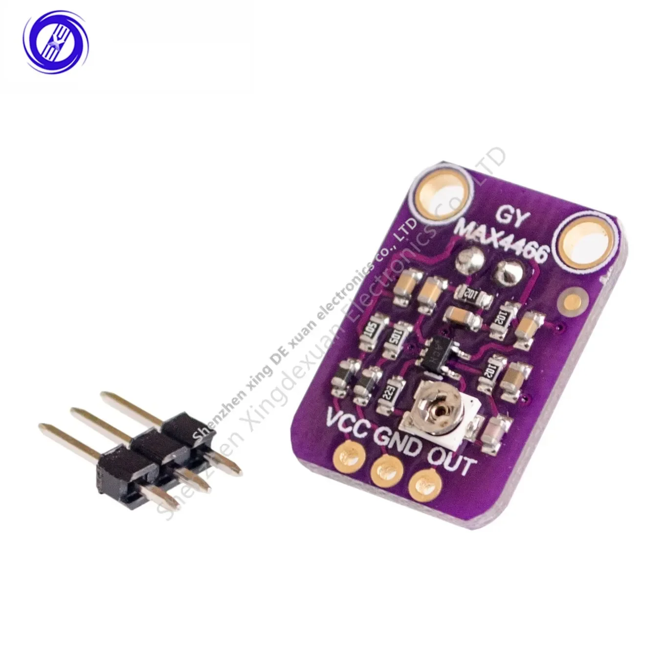 

10 шт. GY-MAX4466 электрический микрофонный усилитель MAX4466 регулируемый модуль усилителя