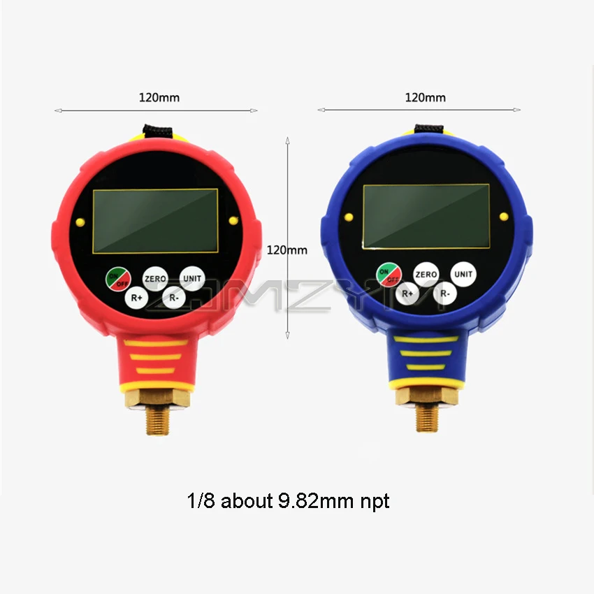 WK-688L /H Digital Manifold Gauge Refrigeration Pressure Tester High Pressure Air Conditioning Low Pressure Meter