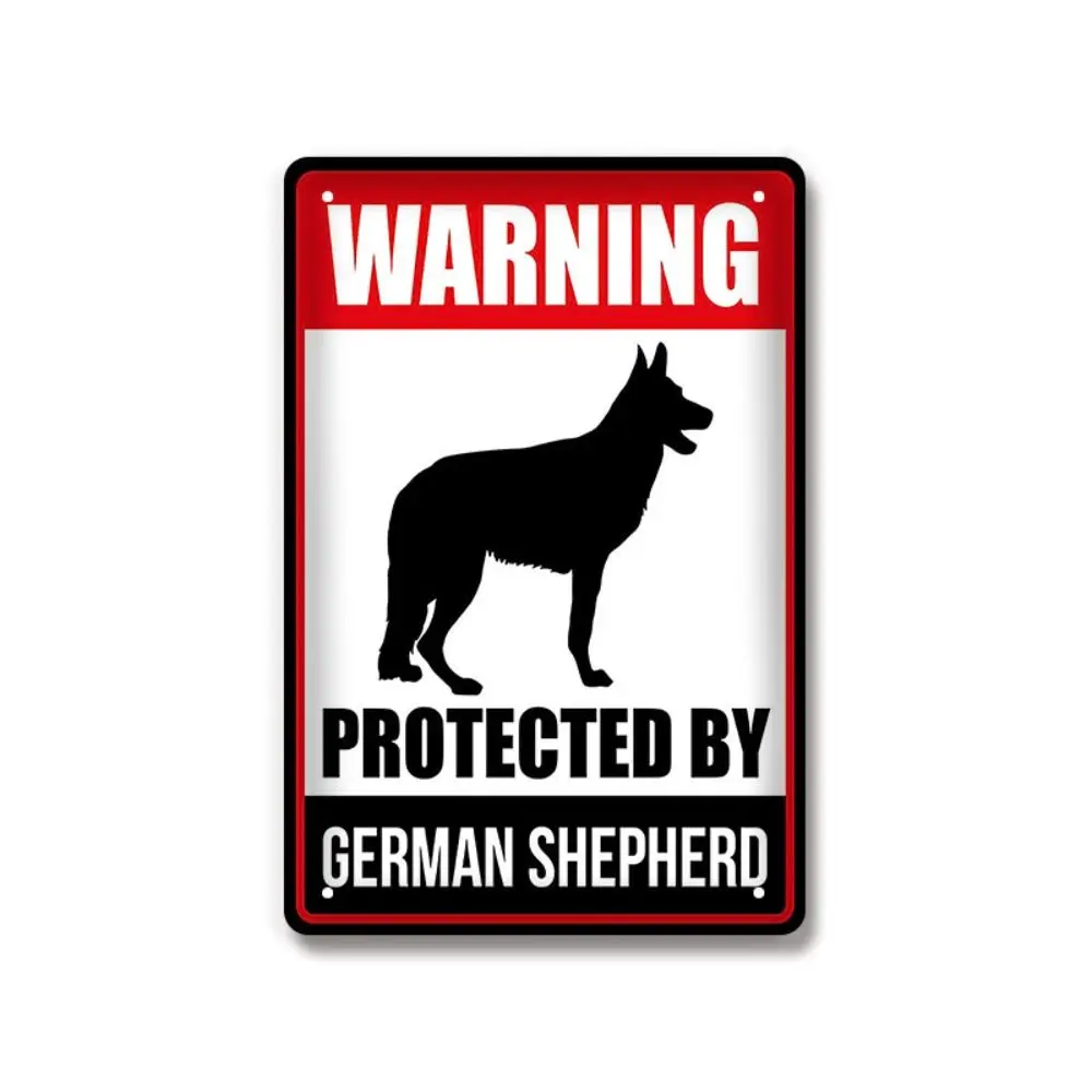 Tinplate Vintage Tinplate Painting Various Styles Smooth Surface Animal Warning Sign Varnish Printing Resistant To Peeling Paint