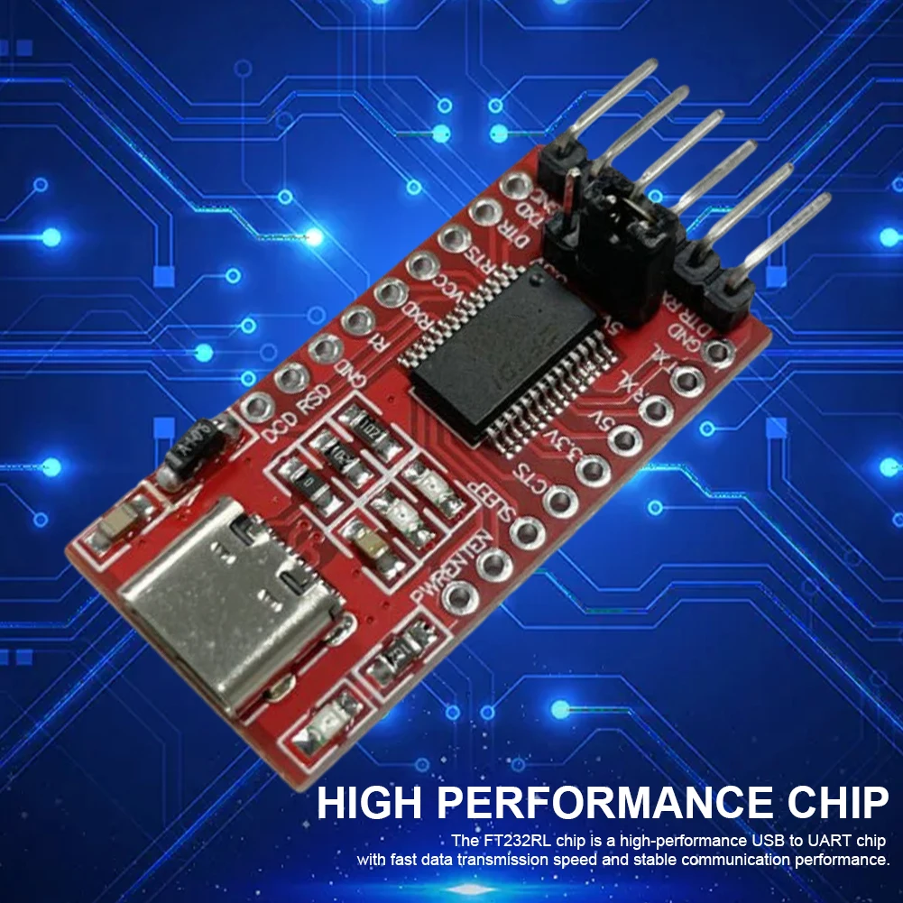 FT232RL FTDI USB To TTL Serial Adapter Module 3.3V 5.5V USB To TTL Serial ConverterโมดูลMini USB To TTL Adapter Board