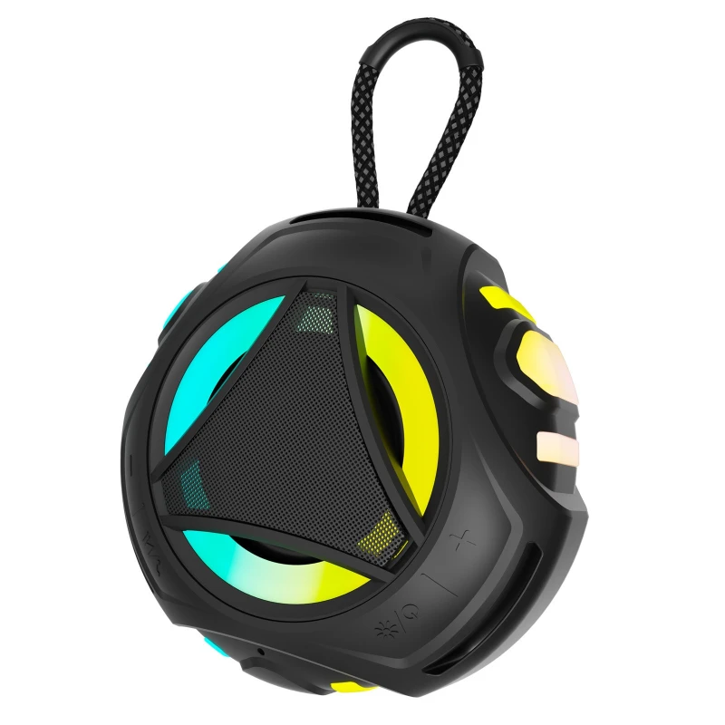 Bluetooth Speaker IPX7 Wireless Outdoor Floating Small Audio Subwoofer with RGB