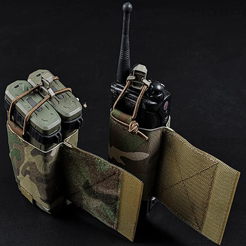 Chaleco táctico Wingman V2 Ferro, bolsa elástica para Radios, bolsa para revistas, equipo de caza FCPC V5 Airsoft, paquete lateral de Radio