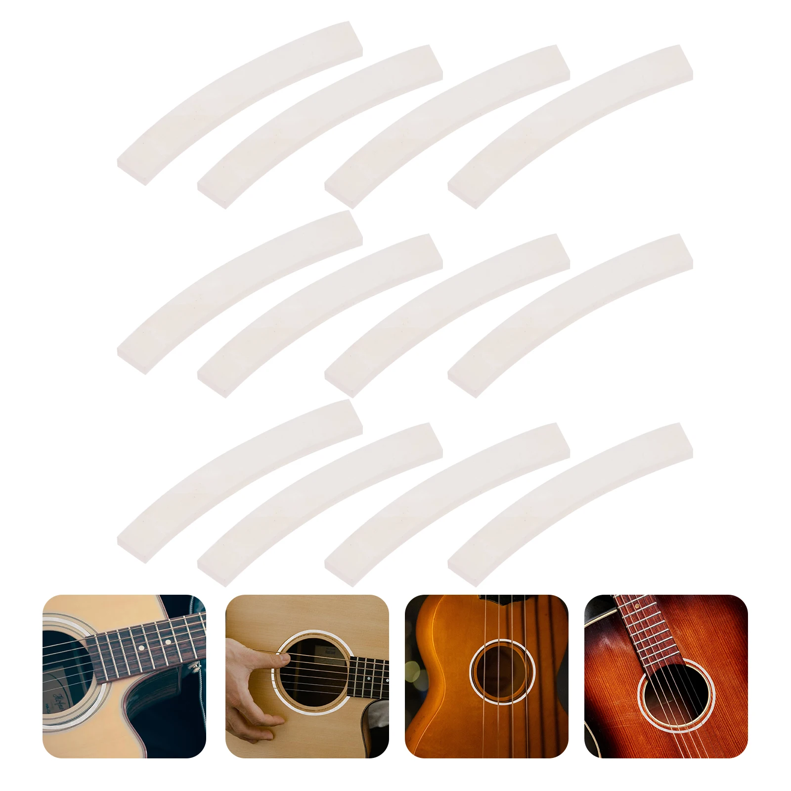

12pcs Guitar Sound Hole Decoration Stickers Rosette Inlay Adhesive Stickers for Acoustic Classical Guitars Durable Wood Guitar