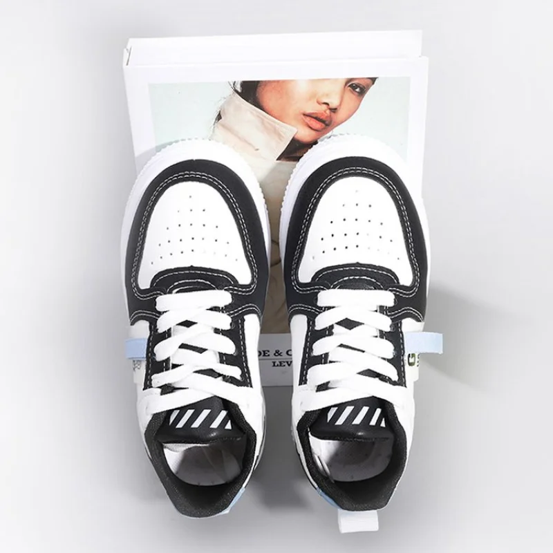 

Children sneakers dance shoes trendy white running 2025 spring autumn new style boys sports street middle big kids breath shoes