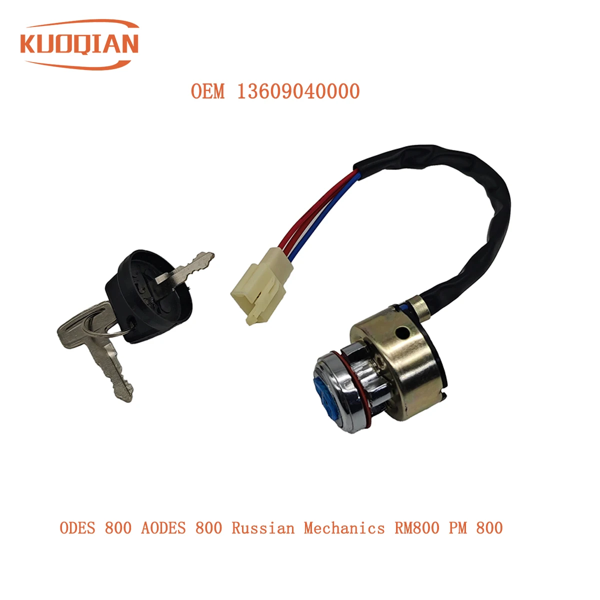 

Оригинальный комплект замка зажигания, подходит для ODES 800 AODES 800, российской механики RM800 PM 800