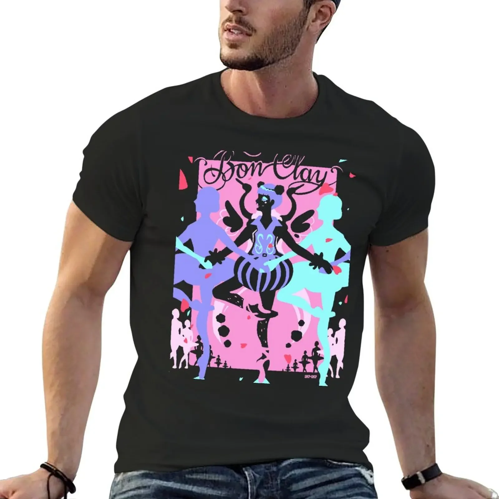 

Bon Clay T-Shirt shirts graphic tees summer tops mens cotton t shirts