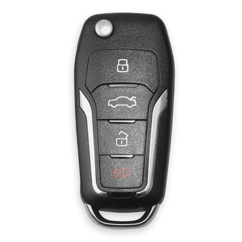 

Xhorse XNFO01EN Universal Remote Key 4 Buttons Wireless For F-o-rd English Version 5pcs/lot