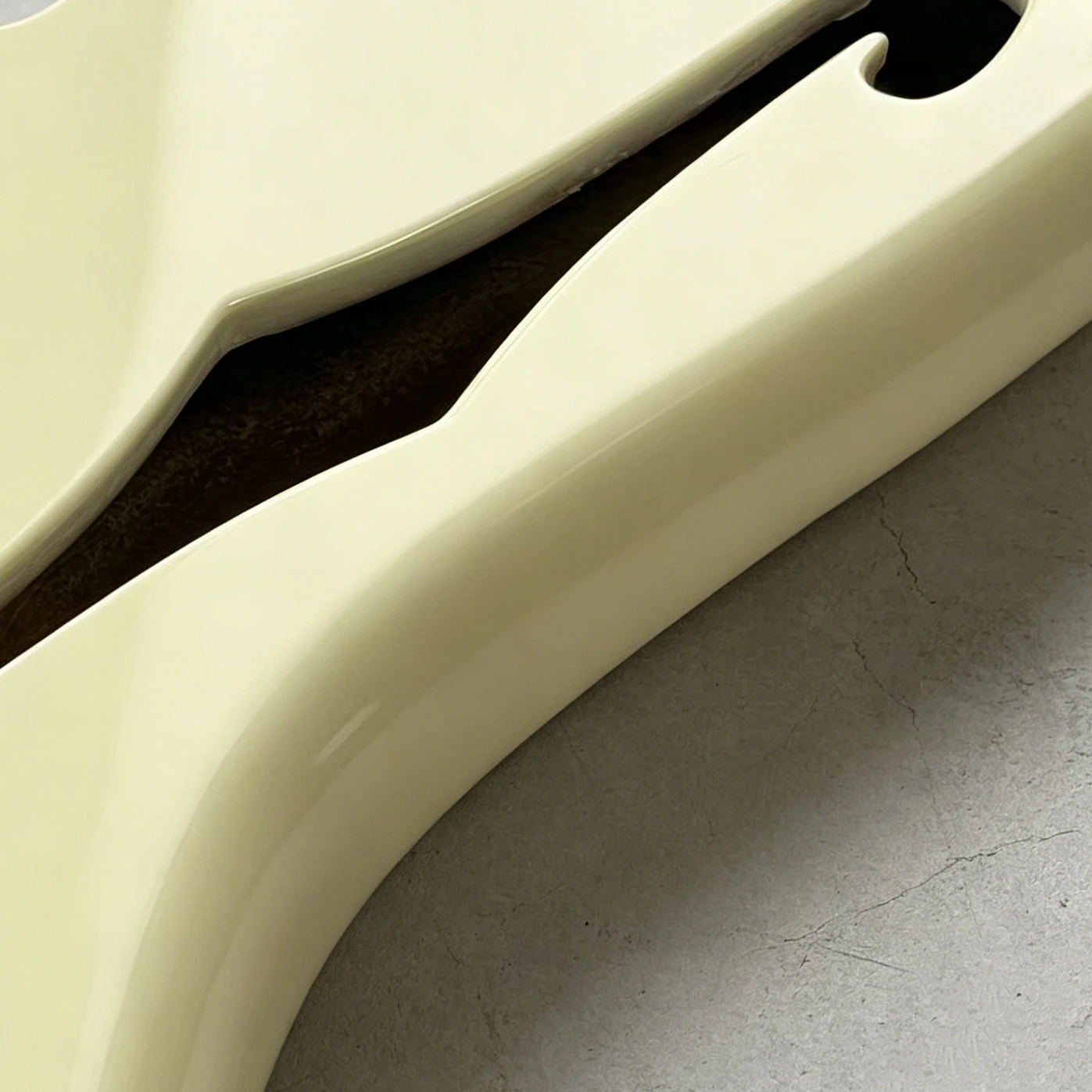 ST Thinline Semi Hollow Electric Guitar Body Vintage Cream Gloss Alder Wood Blank Guitar Body DIY Replacement Accessory For ST view 5