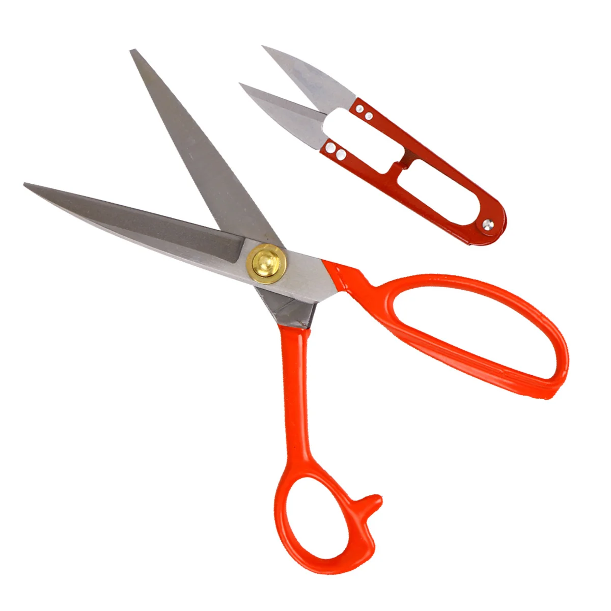 

2pcs 10 Inch Manganese Steel U Shape Scissors For Tailor Sewing Craft Thread Cutter Cloth Trimming Embroidery Tools U Scissors