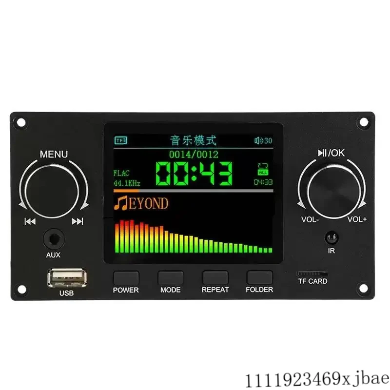

Multifunction Bluetooth Audio Decoder Hi-Fi Stereo Audio Decoder Module Support I2S Digital Audio Output Player Equalizer