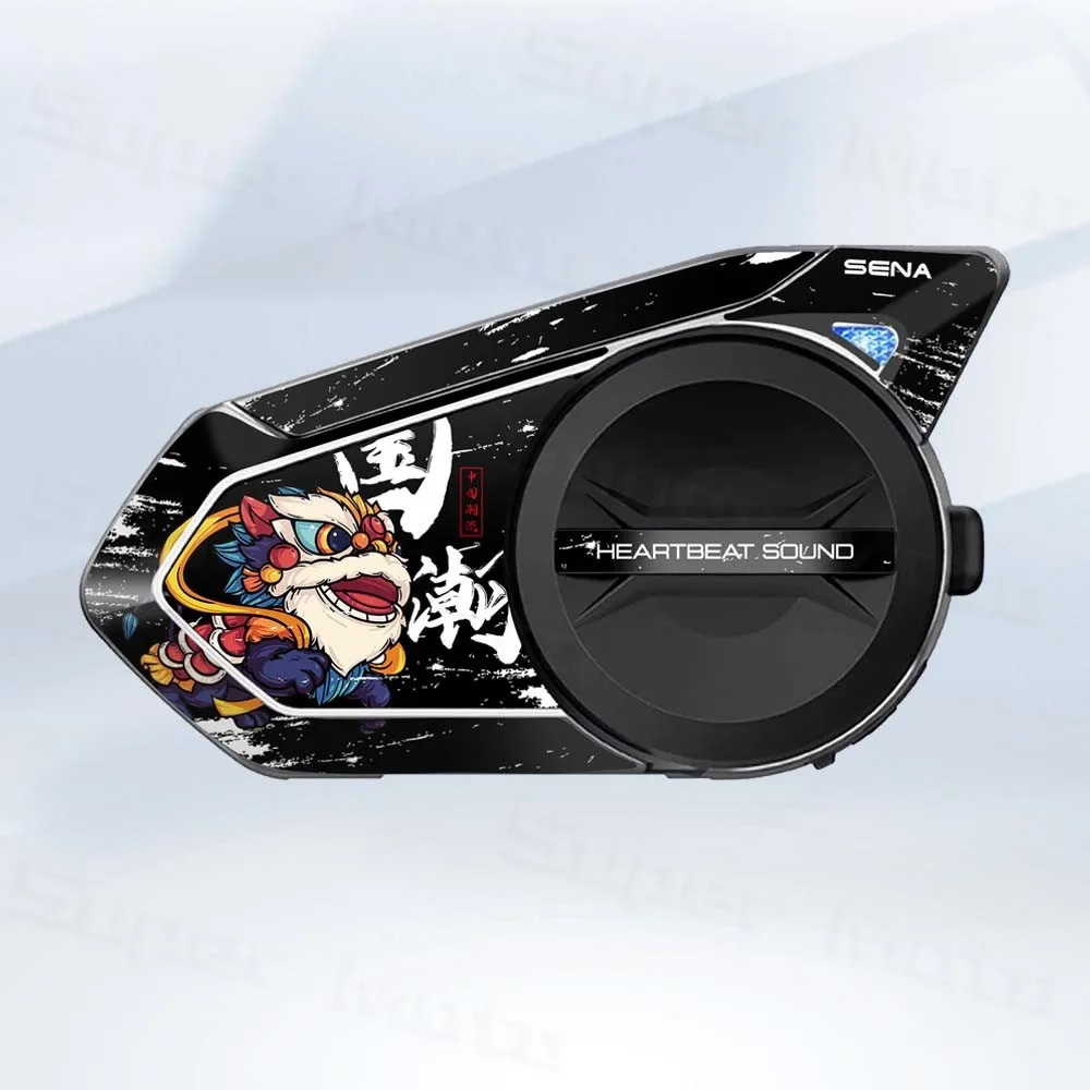 Für SENA 50S Sena 50s Motorrad Helm Bluetooth Headset Schutz Aufkleber Kreative Bluetooth Headset Aufkleber Wasserdicht