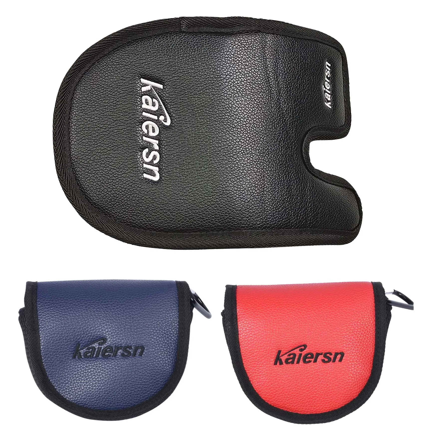 Korean Style Park Golf Club Cover PU Leather Wear-resistant Head Protection Sleeve