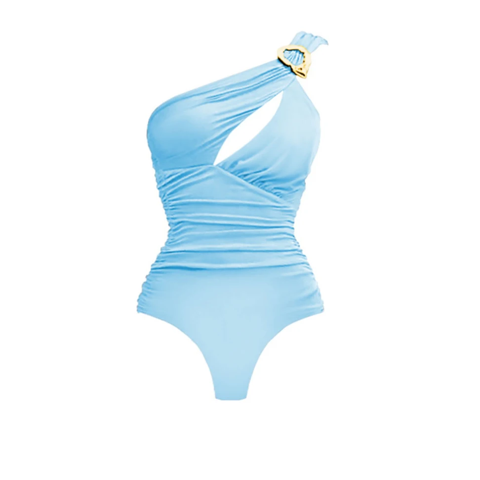 

Сексуальный купальник-бикини с металлической пряжкой, женский купальник, женский бикини с эффектом пуш-ап, пляжная одежда для купания, купальные костюмы для бассейна, купальщица 2024