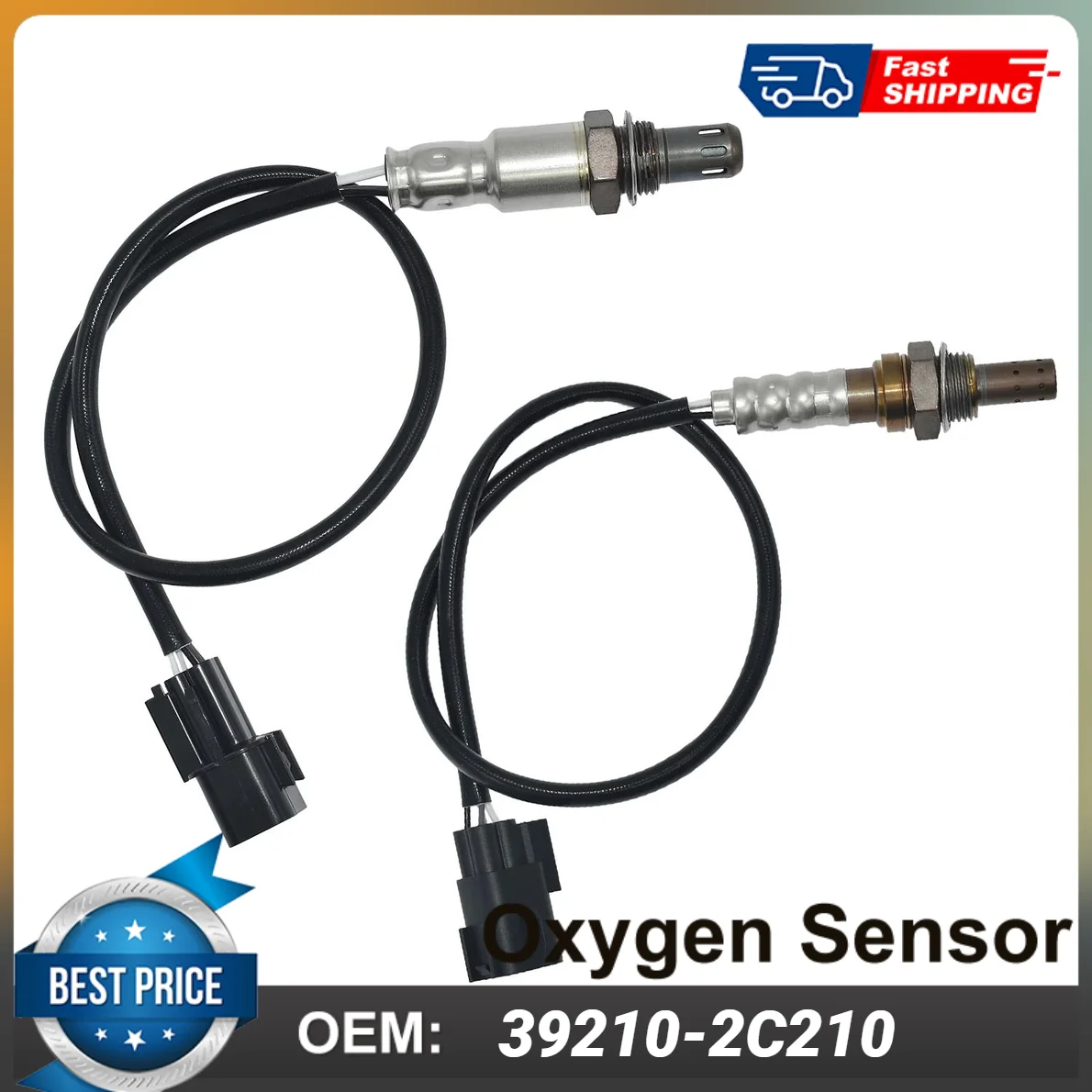 

2x Oxygen O2 Sensor For Hyundai Genesis Coupe L4 2.0L 39210-2C210 39210-2C200