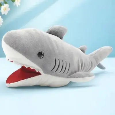 Marionnette à main requin éducative pour enfants, jeu de rôle Durable, conte d'animaux, outil d'apprentissage interactif, 1 pièce