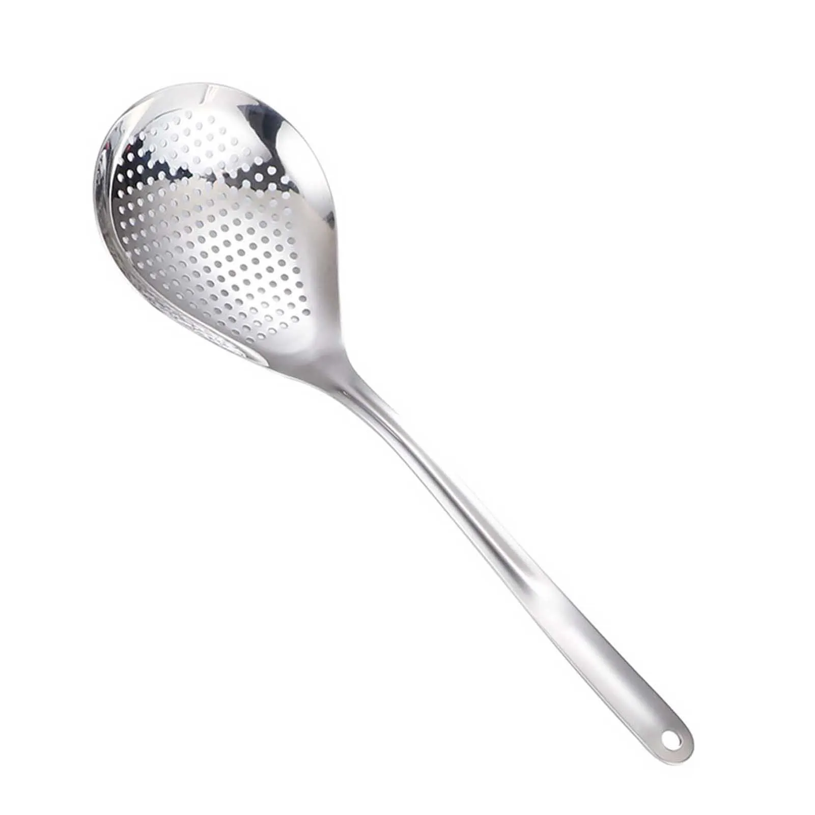 

Stainless Steel Strainer Spoon Easy to Drain Liquids Kitchen Tool Cookware Suitable for Frying Pasta Strainer