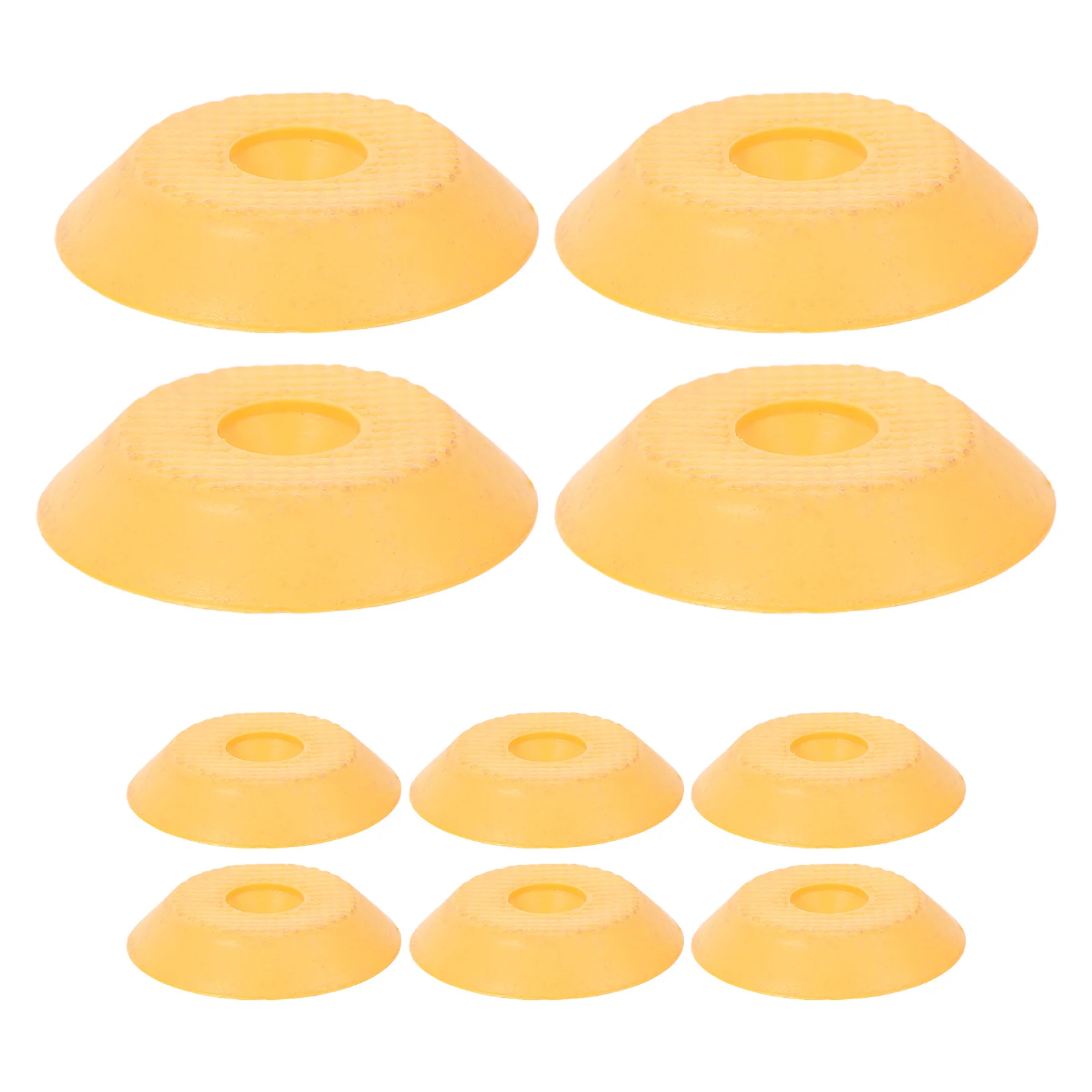 

10Pcs Blind Road Tactile Paving Studs Durable Slip Resistant Guidance Nails for Sidewalk Pathway Outdoor Safety Indicators