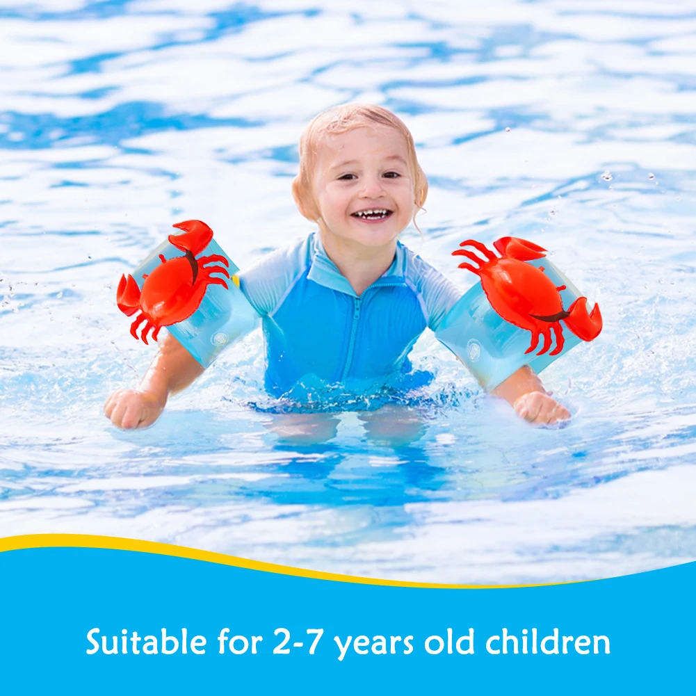 2PCS Inflatable Arm Float Rings for Swimming