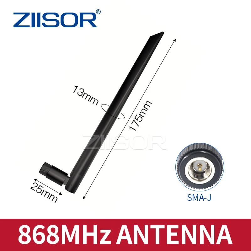 LoRa 통신용 868 MHz 안테나, SMA 수 3.5dBi, 868 MHz 인터넷 와이파이 안테나, LoRaWan용 낮은 VSWR 