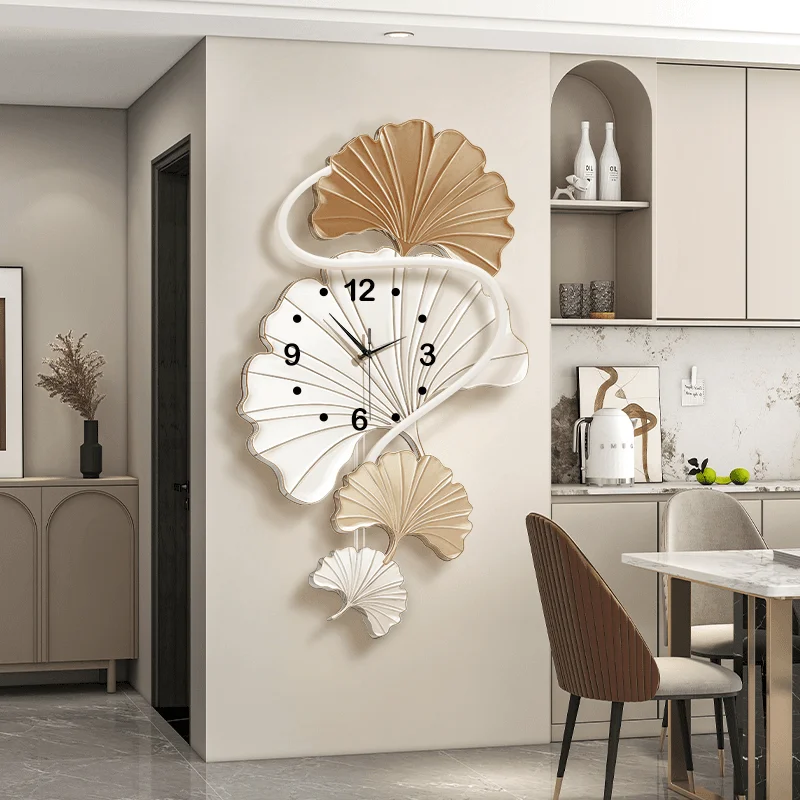 

Modern Luxury Wall Art With Led Lights Acrylic Uv Crystal Porcelain Painting Lamp Mural Luminous Led Light Painting With Clock