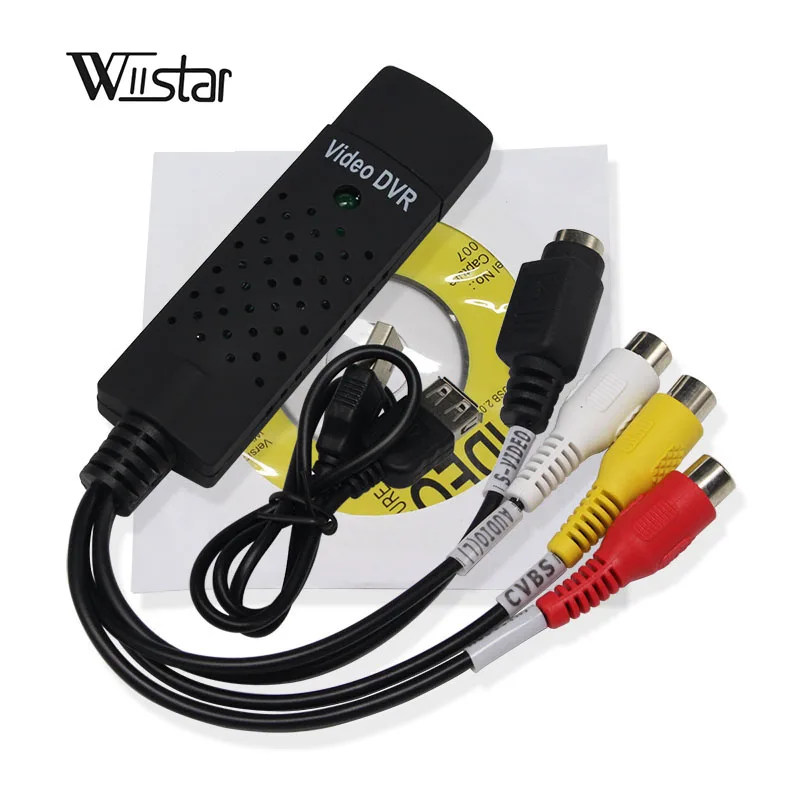 USB Video Capture Card Easy Cap VHS VCR Mini DV Hi8 DVD to Digital…