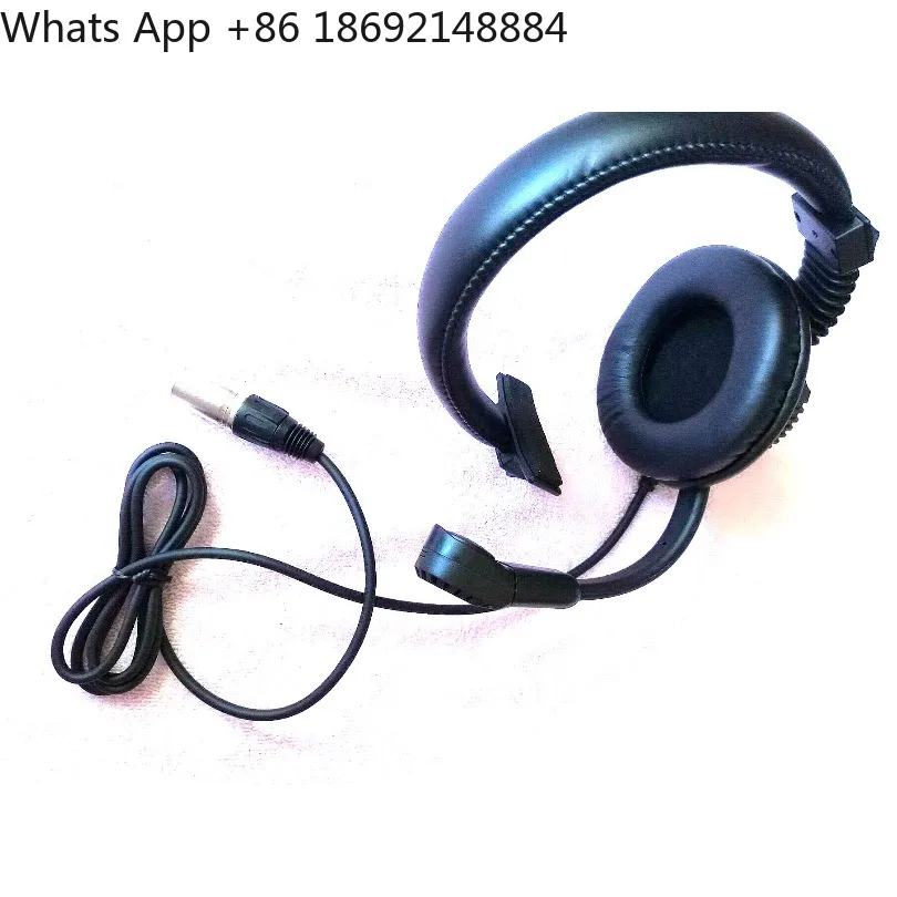 Xanon plug headset, dynamic noise reduction guide photographer outdoor noisy environment communication headset