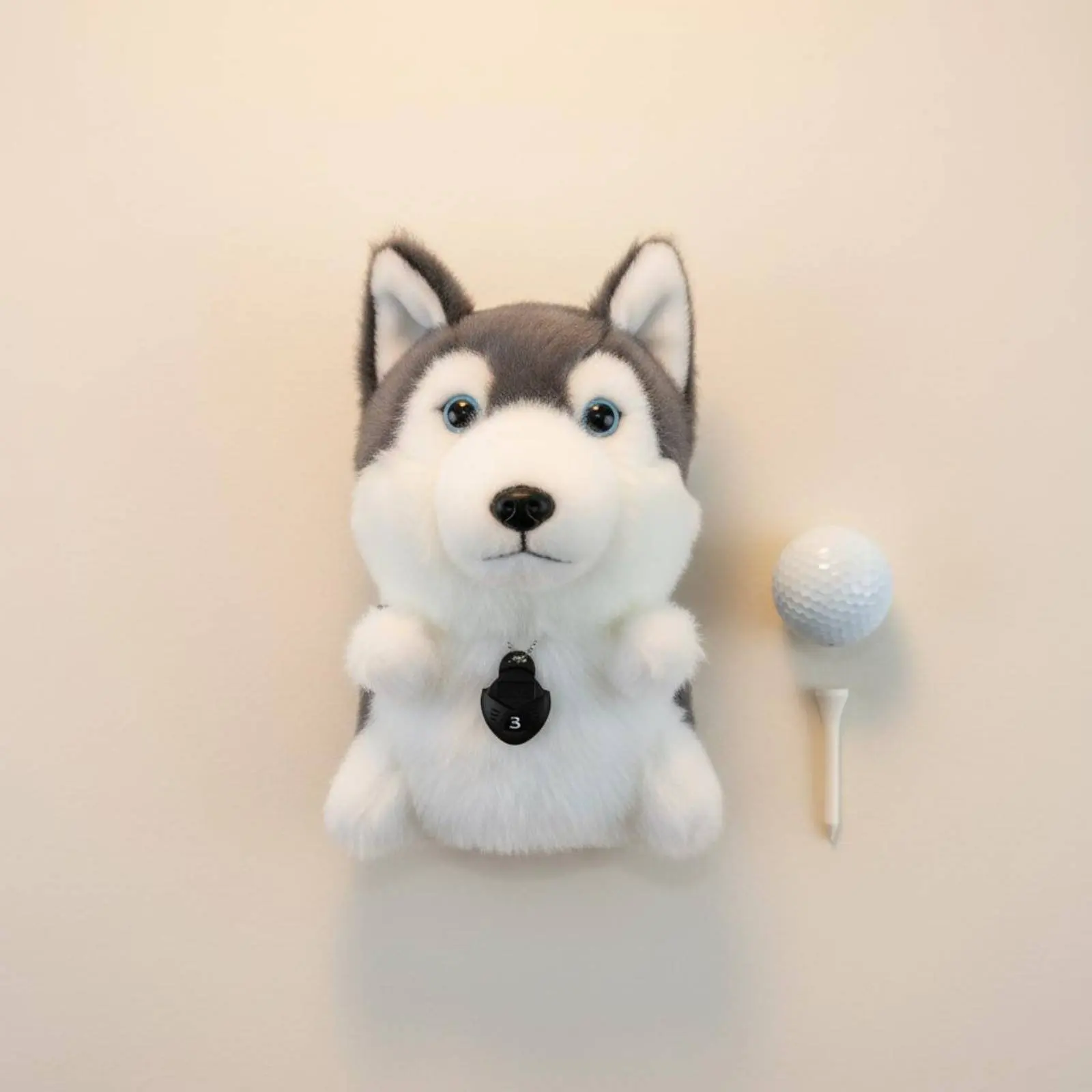 Husky Sport Headcover Accommodates 460cc Sport Sport Drivers Soft Dog Headcover Soft Dog Driver Cover Easy On and Detach Funny view 4