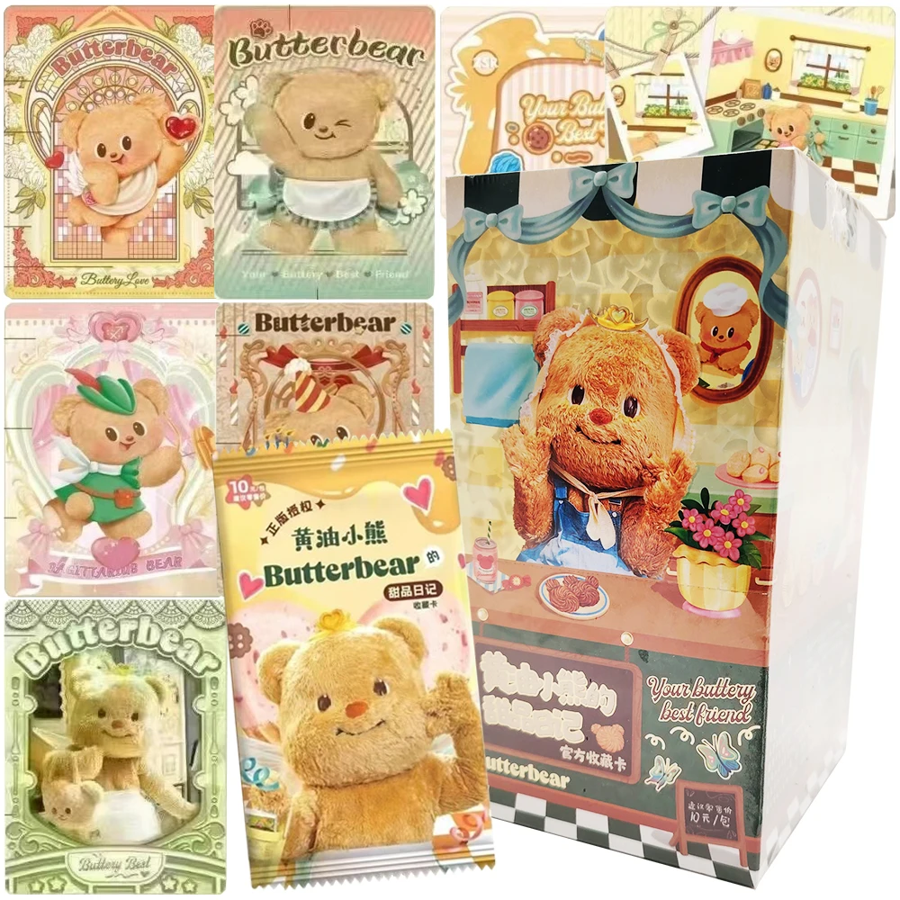

Genuine Butter Bear Collection Collection Card Popular IP Cartoon Star Special Shaped Frame Card Exquisite Children's Gift Toy