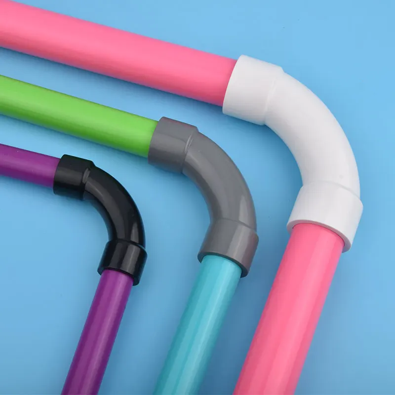 1pc PVC Inside Diameter 20/50 90 Degree Crescent Big Elbow Aquarium Pipe Fish Tank Garden Irrigation Water Pipe Connectors