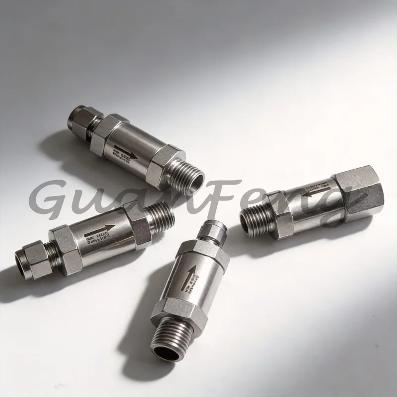 316L Stainless Steel Double Ferrule Filter, High Pressure 1/4