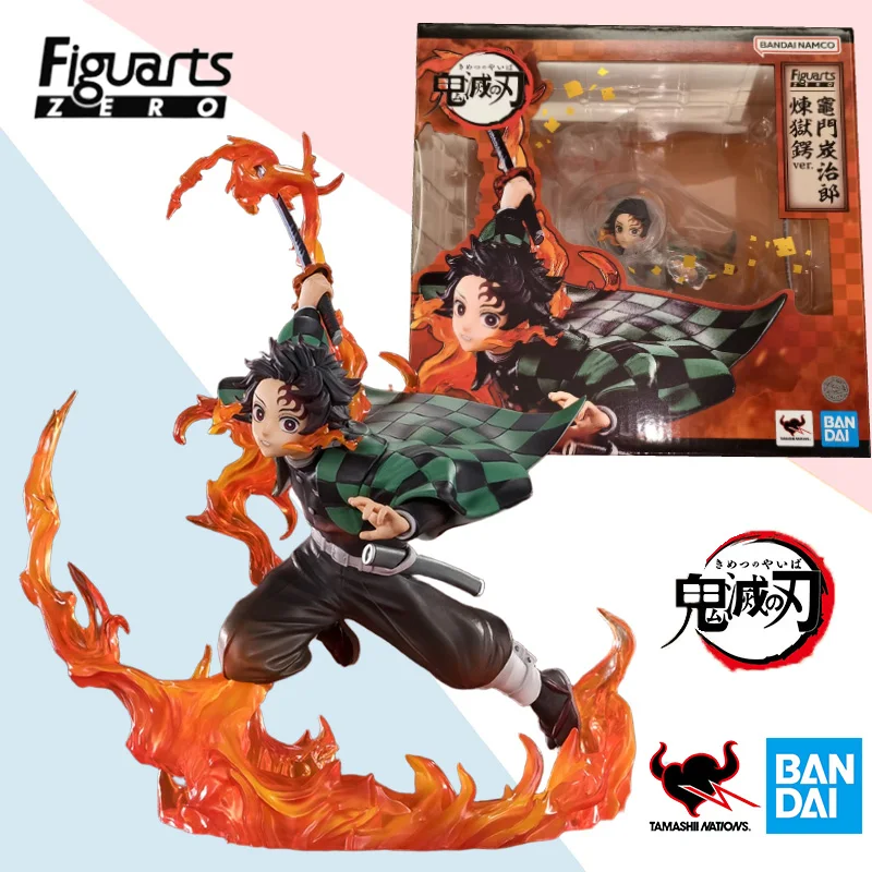 

Bandai Original Figuarts ZERO Demon Slayer TANJIRO KAMADO KYOJURO RENGOKU'S SWORD GUARD ver. Anime Model Toy Collectible Gift