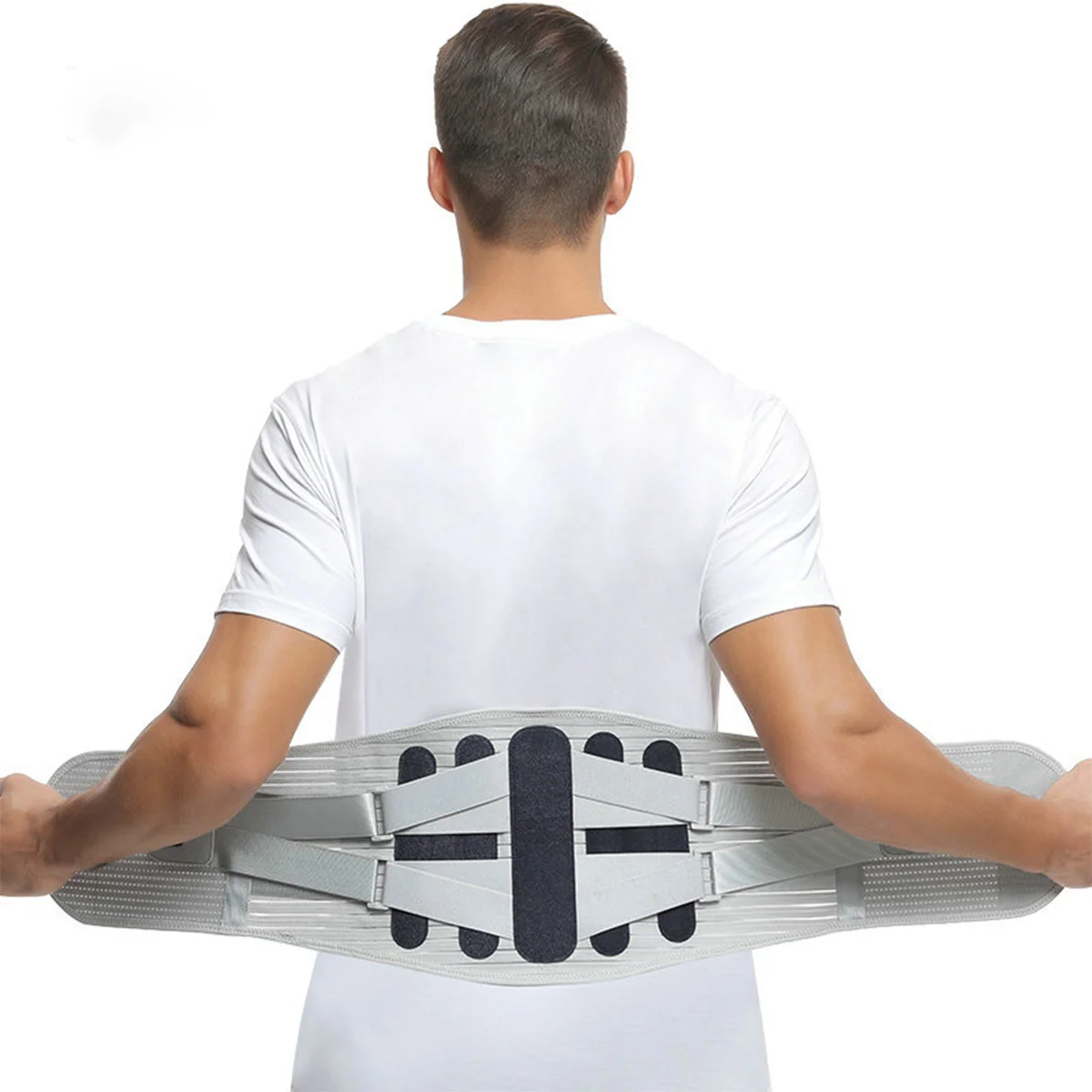 Lumbar Support Posture Corrector for Men and Women，Lower Back Brace for Sciatica, Scoliosis and Herniated Disc
